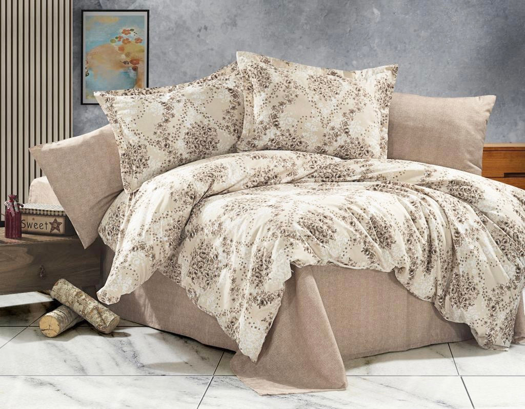 KOMPLET MEGA - komplet sadrži 1kom navlaka za poplun 200x220+2jastučnice 60x80+1plahtu 240x240