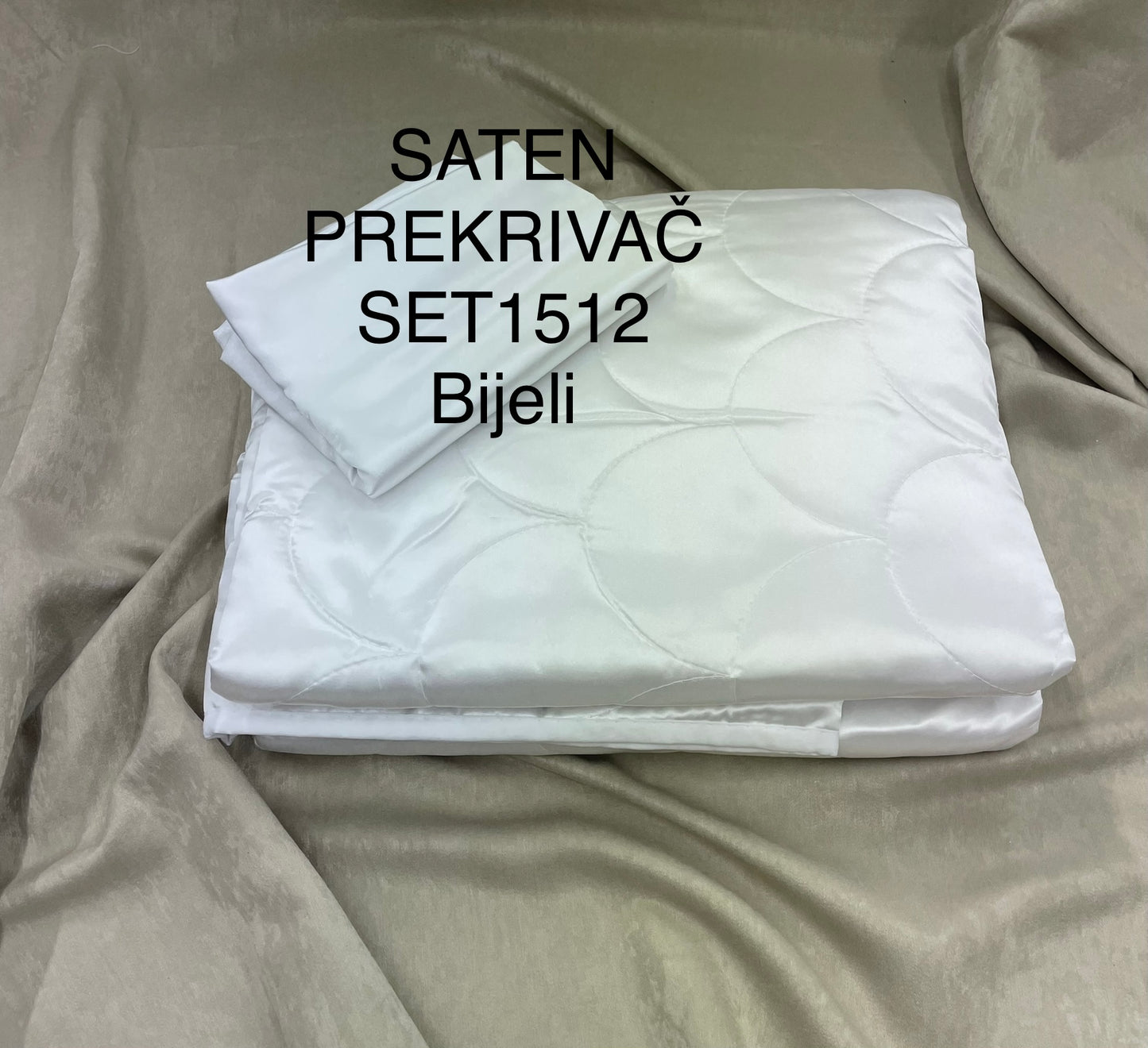 PREKRIVAČ SATEN (Prekrivač 160x200+2jastučnice 60x80)