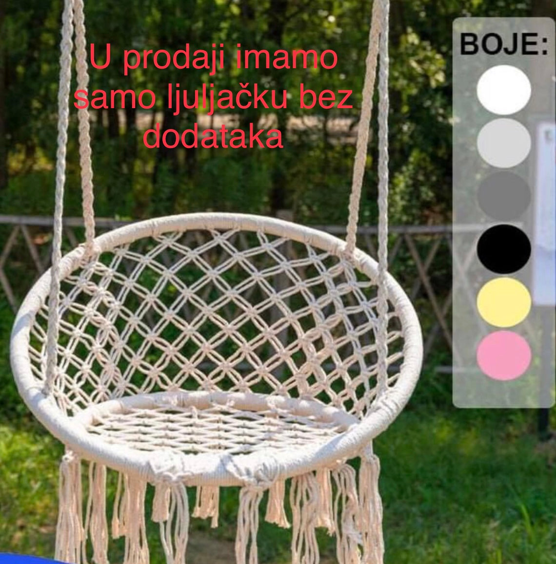 SUPER VISEĆA LJULJAČKA BAHAMA