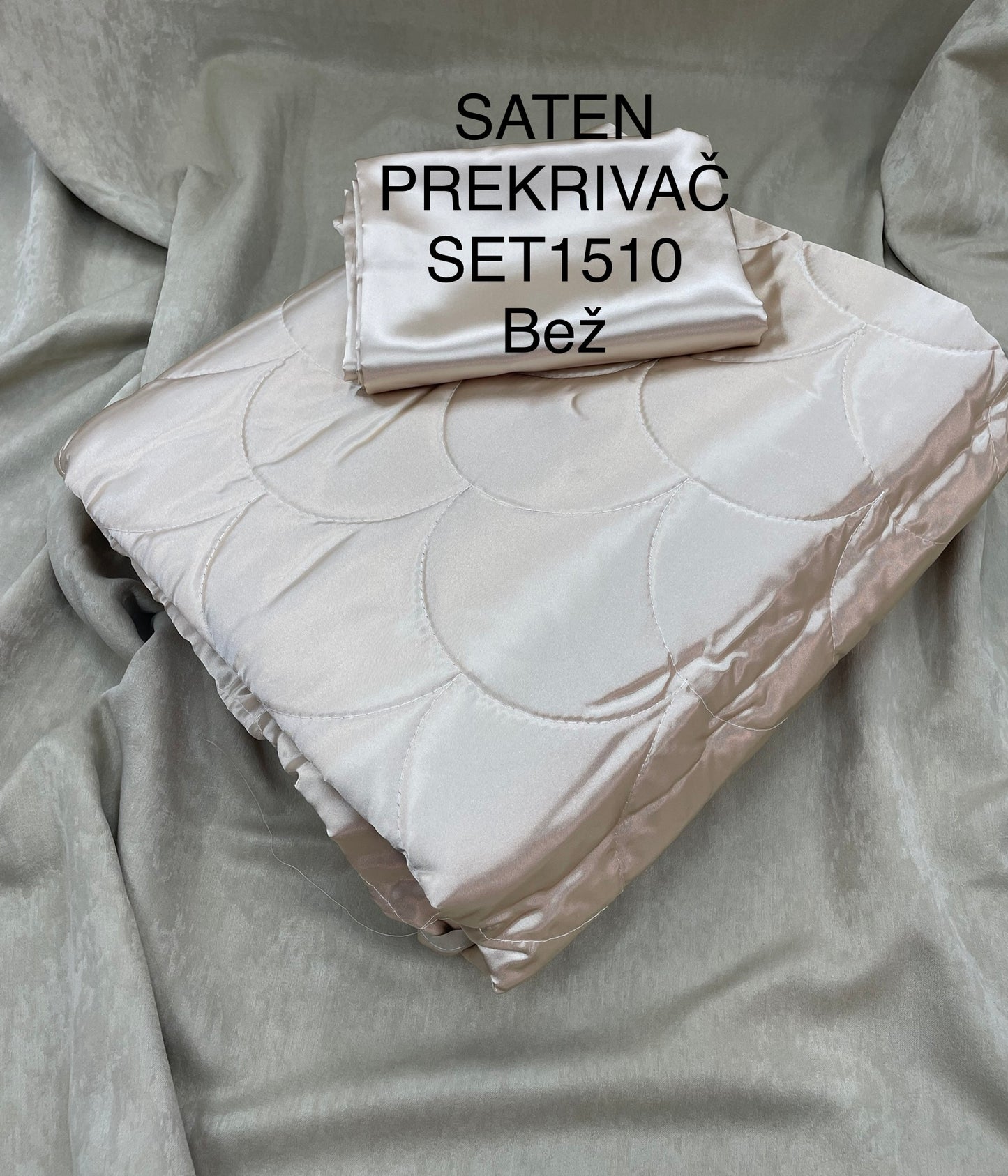 PREKRIVAČ SATEN (Prekrivač 160x200+2jastučnice 60x80)