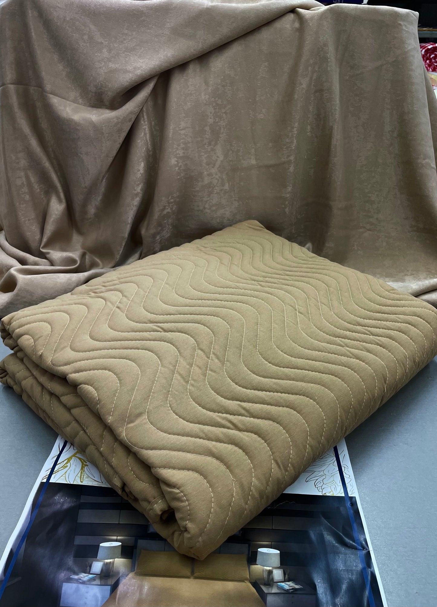 PREKRIVAČ ŠTEP ELITE-8 TAMNO BEŽ 150x230