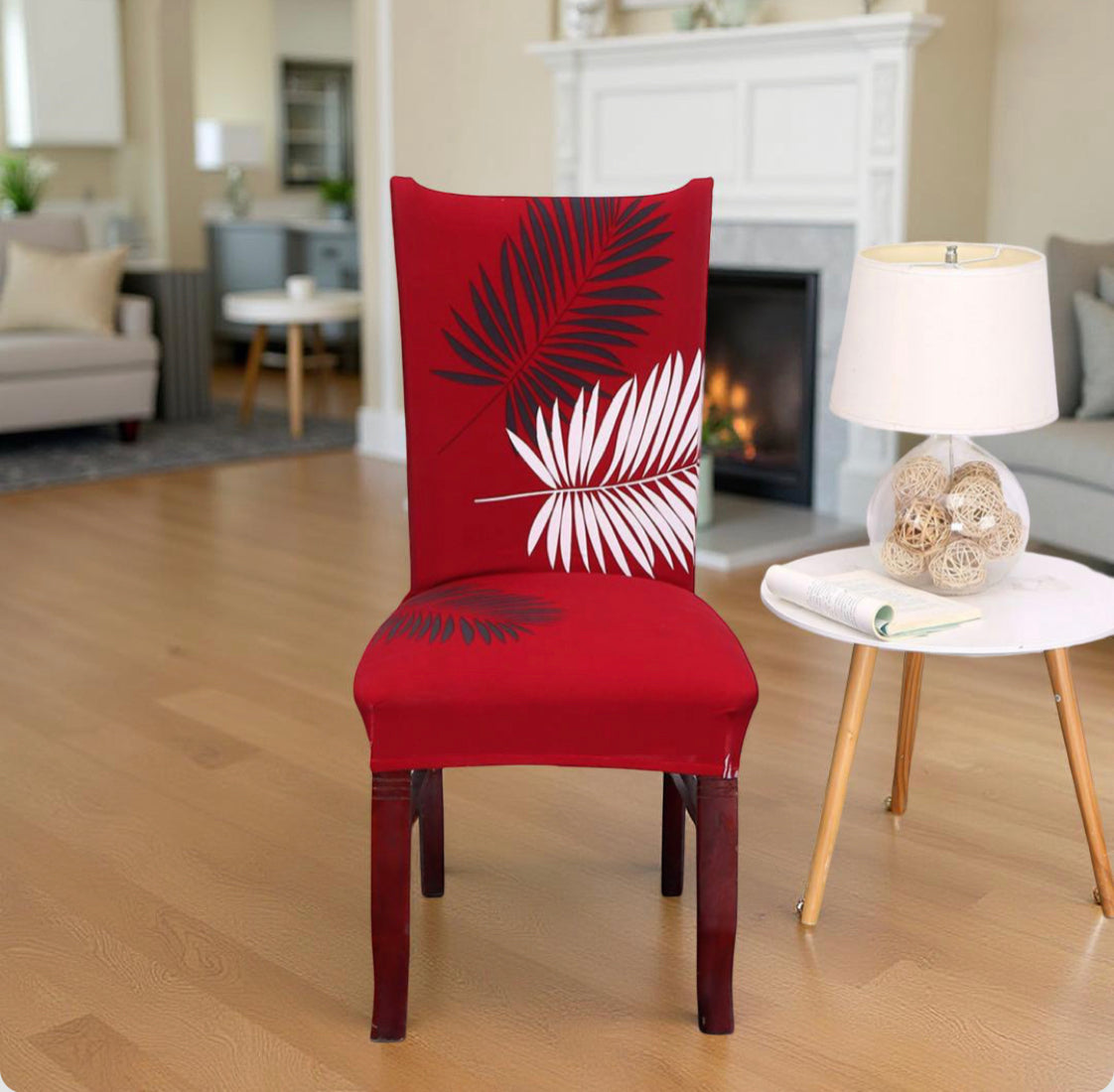 Rastezljive glatke navlake za stolice s uzorkom 6komada samo 20,00€ (GU82)