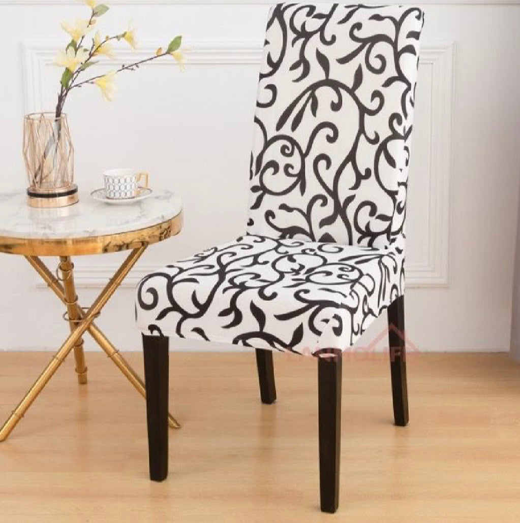 Rastezljive glatke navlake za stolice s uzorkom 6komada samo 20,00€ (GU23)