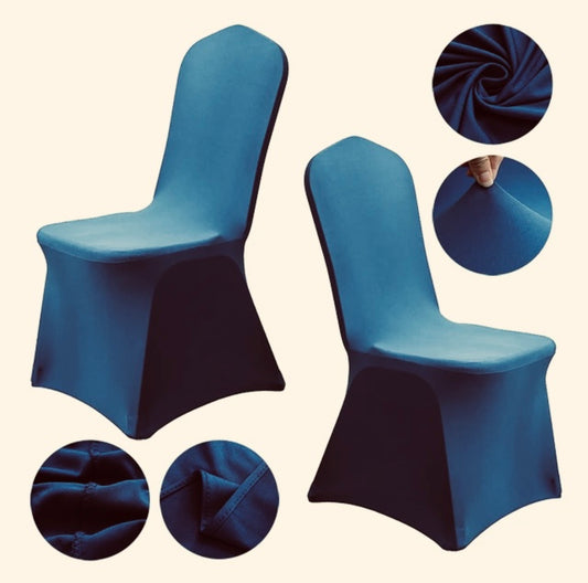 Dugačke rastezljive glatke navlake za stolice (L10petrolej)