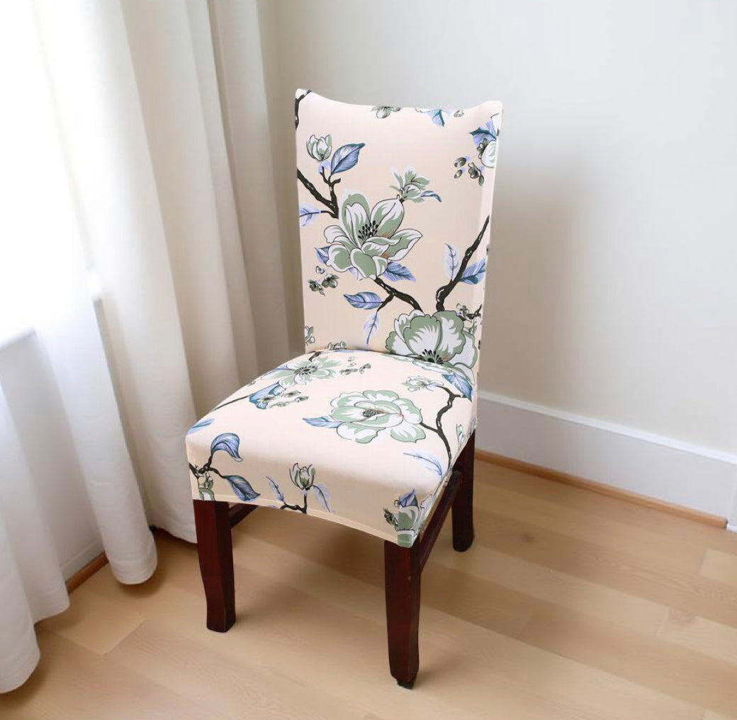 Rastezljive glatke navlake za stolice s uzorkom 6komada samo 20,00€ (GU86)