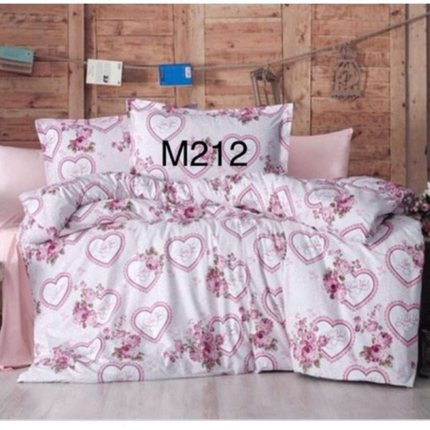 Posteljina pamuk (Navlaka za poplun 200x200+2jastučnice 60x80)