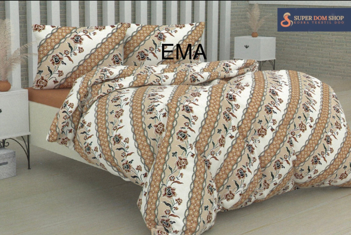 Komplet posteljina pamuk (Navlaka za poplun 140x200+1jastučnica 60x80)