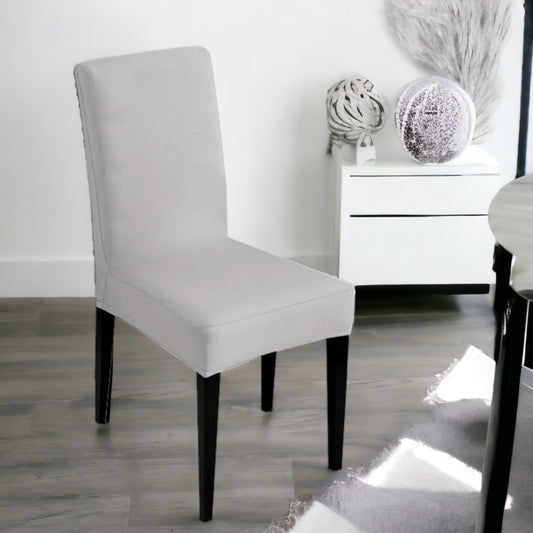 Rastezljive glatke navlake za stolice (888-svijetlo siva)