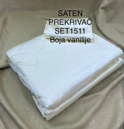 PREKRIVAČ SATEN (Prekrivač 180x200+2jastučnice 60x80)