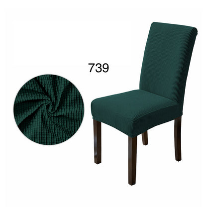 Navlake za stolice ELEGANT / SITNI UZORAK smaragdno zelena  (739)