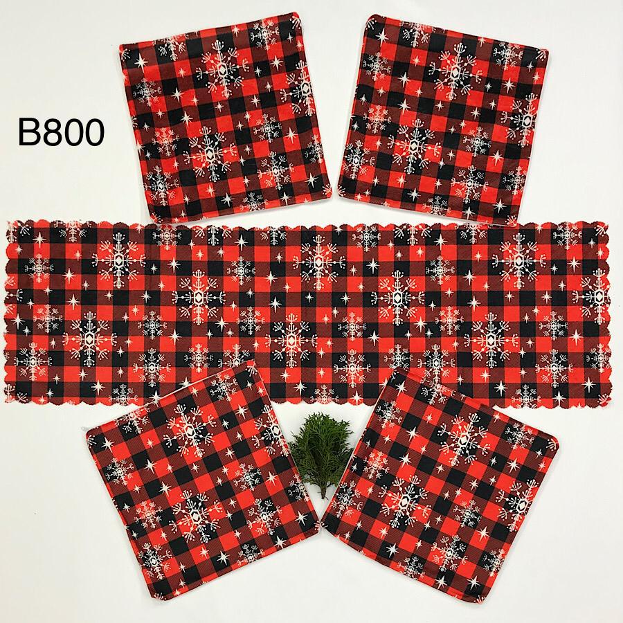 BOŽIĆNI DEKORATIVNI SET (B800) Tekstil Outlet