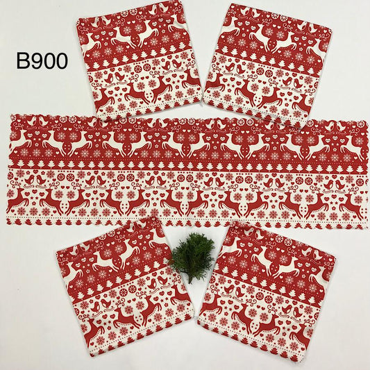 BOŽIĆNI DEKORATIVNI SET (B900) Tekstil Outlet