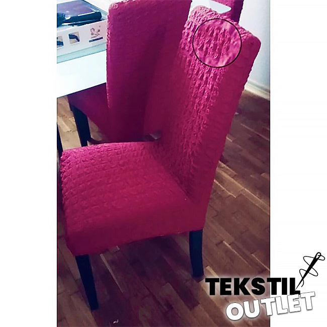 Navlake za stolice REBRASTE ( Broj25 -boja fuksije) 1komad