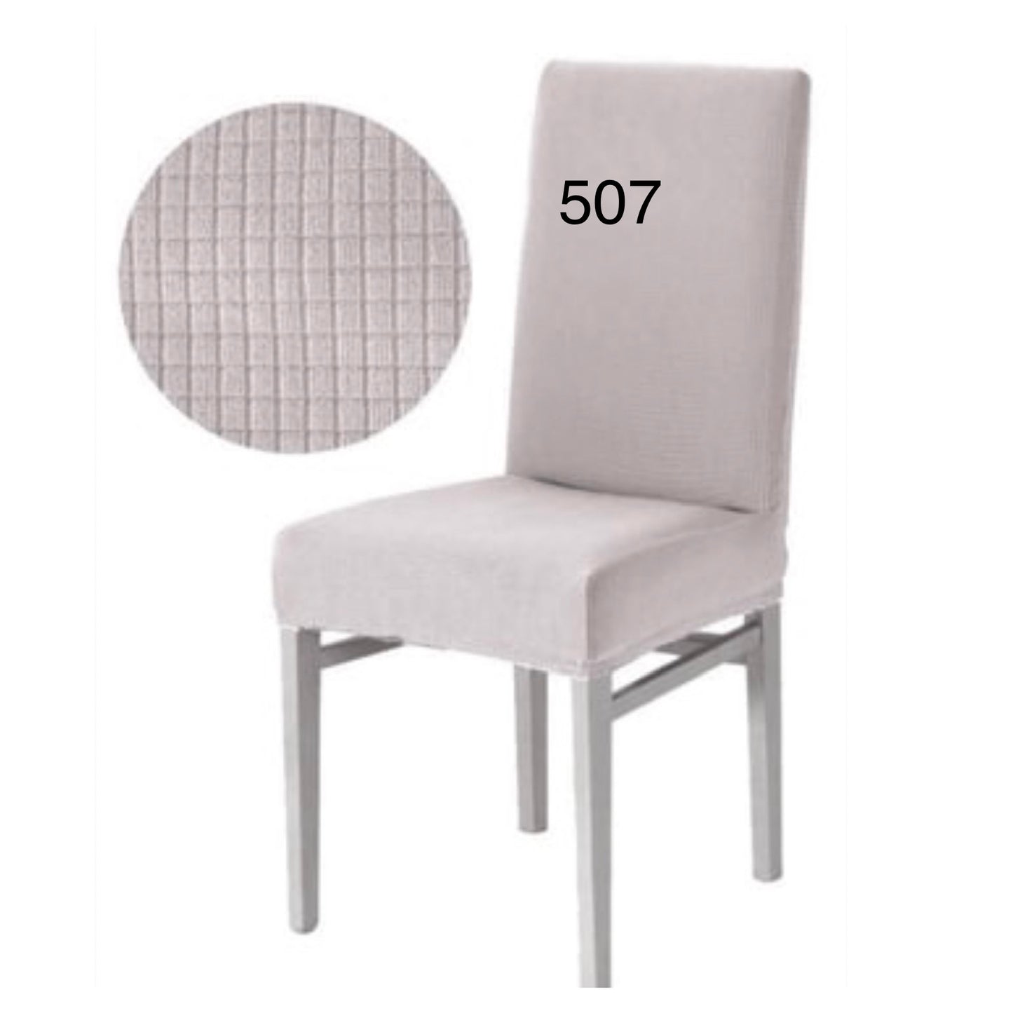 Navlake za stolice ELEGANT 507 sivo/lila boja