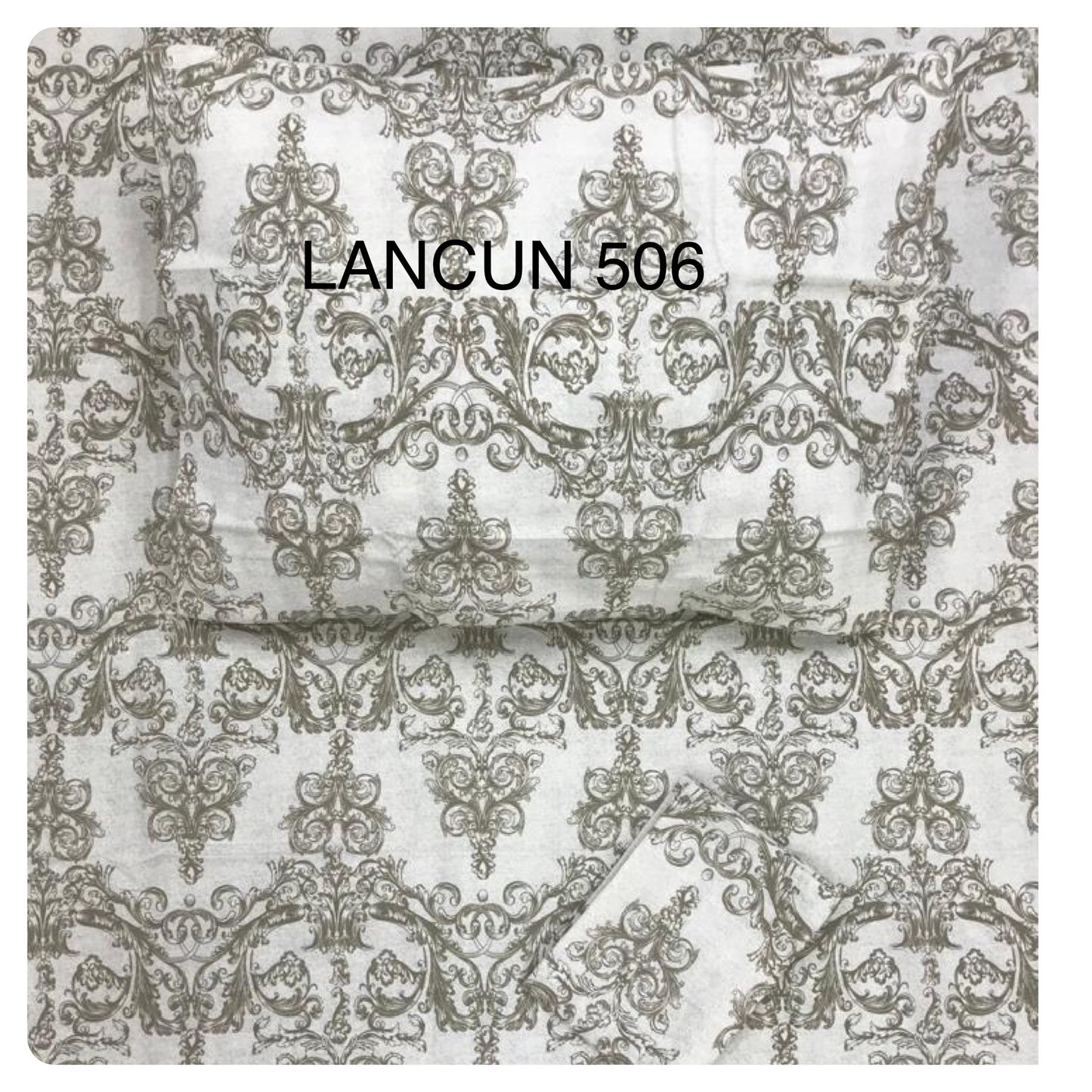 Komplet LANCUN PAMUK 506 (gornja plahta 220x260+donja 220x240+2jastučnice)
