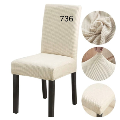 Navlake za stolice ELEGANT / SITNI UZORAK (736) boja vanilije