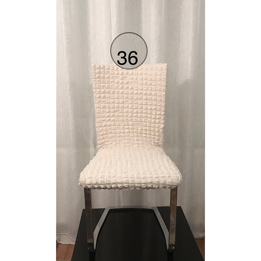Navlake za stolice REBRASTE (broj36) prljavo bijele 1komad