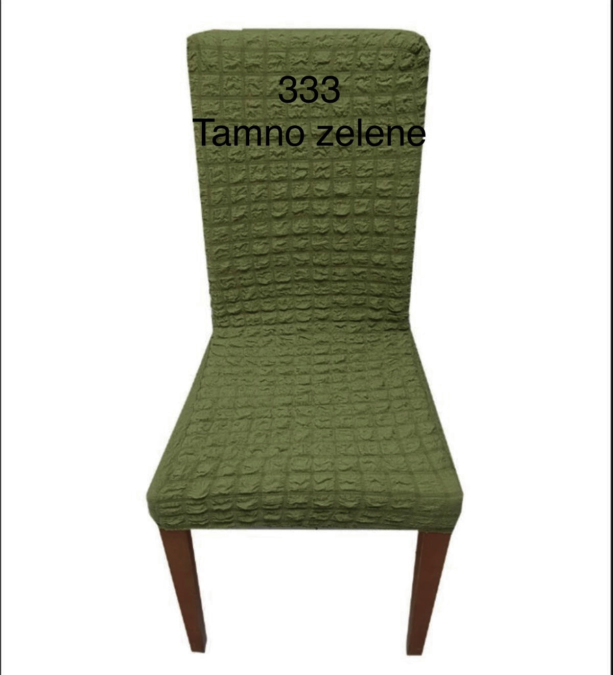 Navlake za stolice REBRASTE (broj333-tamno zelena ) 1komad