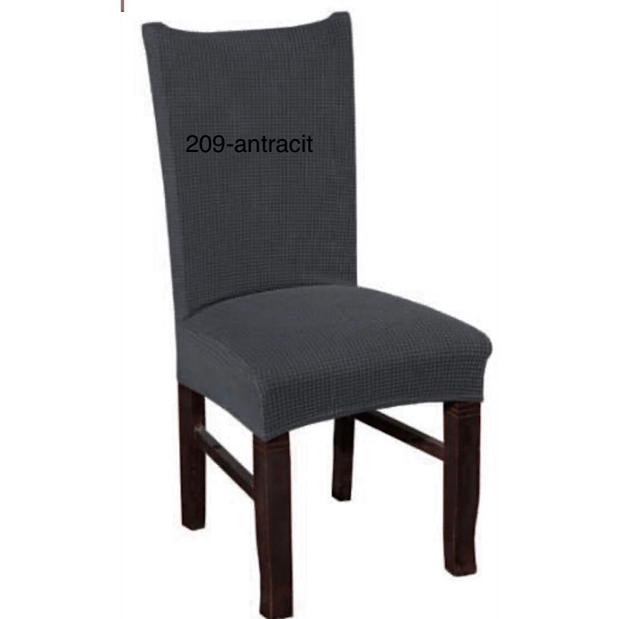 Navlake za stolice ELEGANT / SITNI UZORA 209/antracit